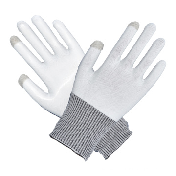 Gants tactiles à double éprouvette en fibre de cuivre